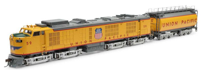 HO Gas Turbine Locomotive with Tender, UP #59
