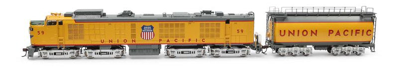 HO Gas Turbine Locomotive with Tender, UP #59
