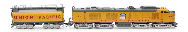 HO Gas Turbine Locomotive with Tender, UP #60