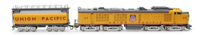 HO Gas Turbine Locomotive with Tender, UP #60