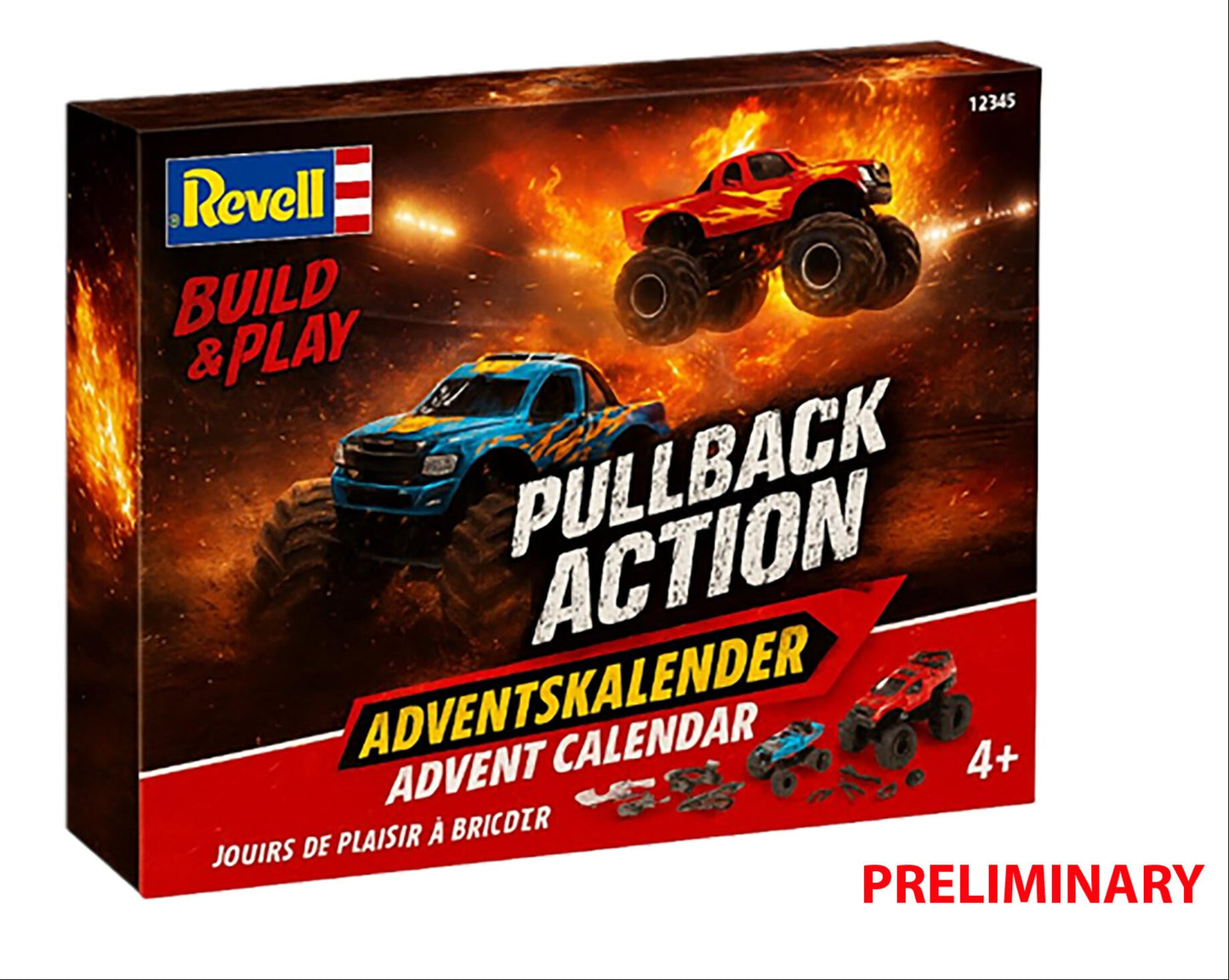Monster Truck Build & Play Advent Calendar