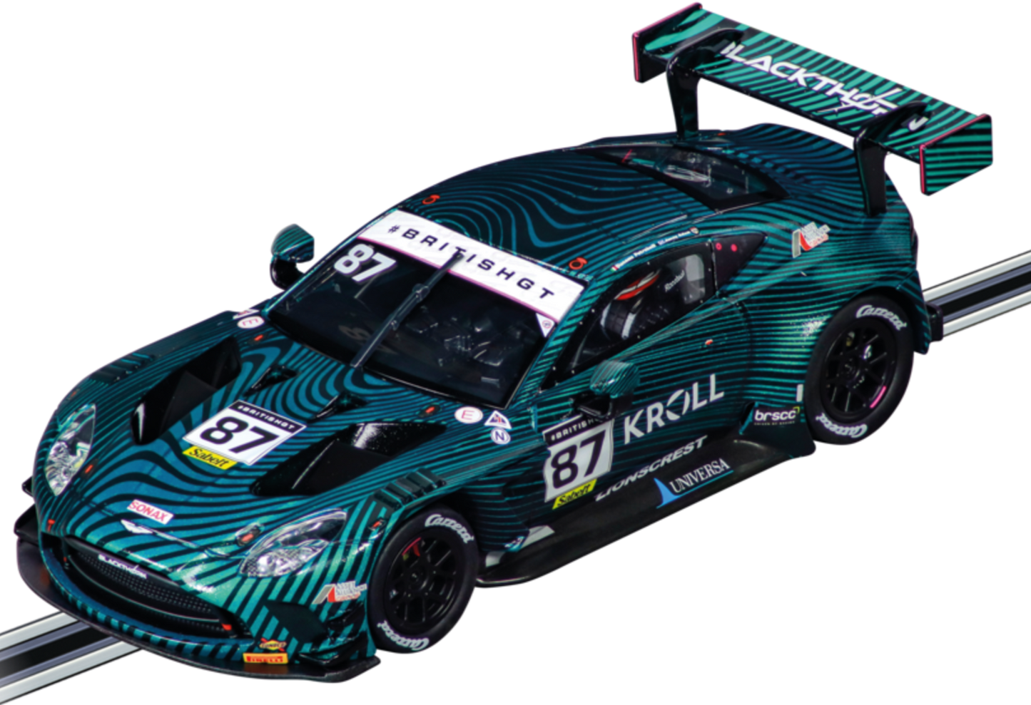 Carrera Evolution Aston Martin Vantage AMR GT3 Evo "Blackthorn AMR, No.87" British GT 2024