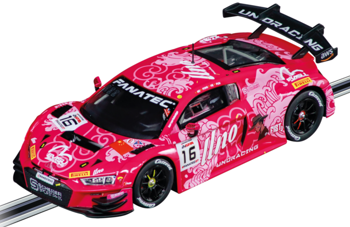 Carrera Evolution Audi R8 LMS GT3 evo II "Uno Racing Team, No.16"