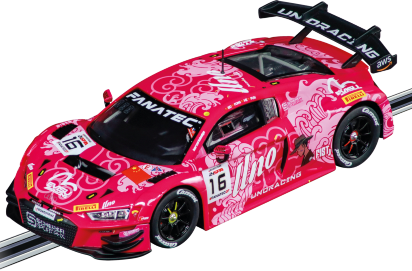 Carrera Digital 132 Audi R8 LMS GT3 evo II "Uno Racing Team, No.16"