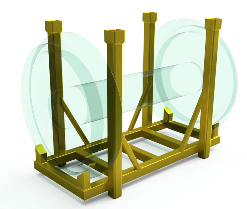 N Gauge Axle Stands (Pack of 3) - Unpainted Model Kit