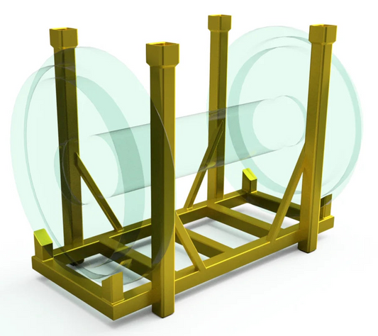 OO Gauge Axle Stands (Pack of 5) - Unpainted