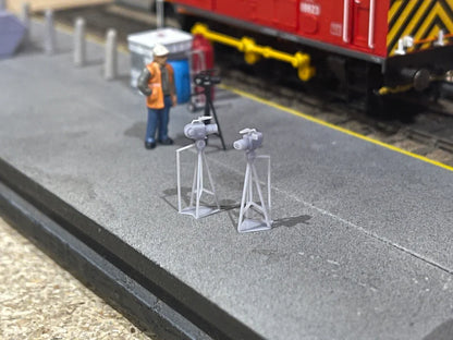OO Gauge Video Cameras (Pack of 4) - Unpainted
