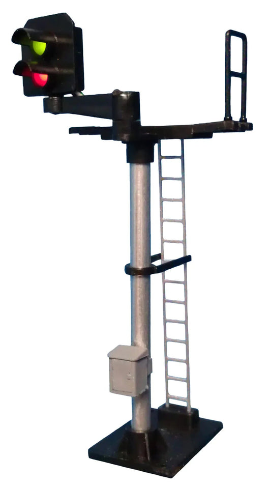 2 Light Signal Red/Green Standard Left Offset Square Head