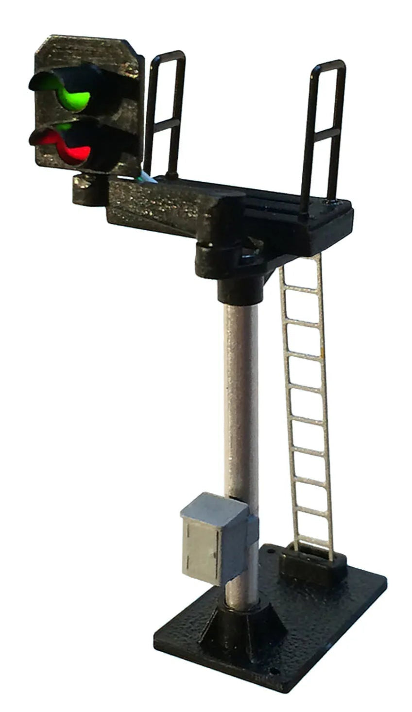 B Square Rails Berko B32L 2 Aspect Home (R/G) Platform Left Offset Square – Rails