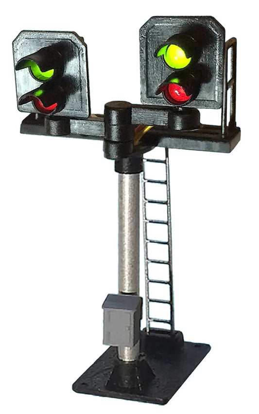 2 Aspect Home (R/G) Platform Stepped T Junction Square Head (Type 2) Signal
