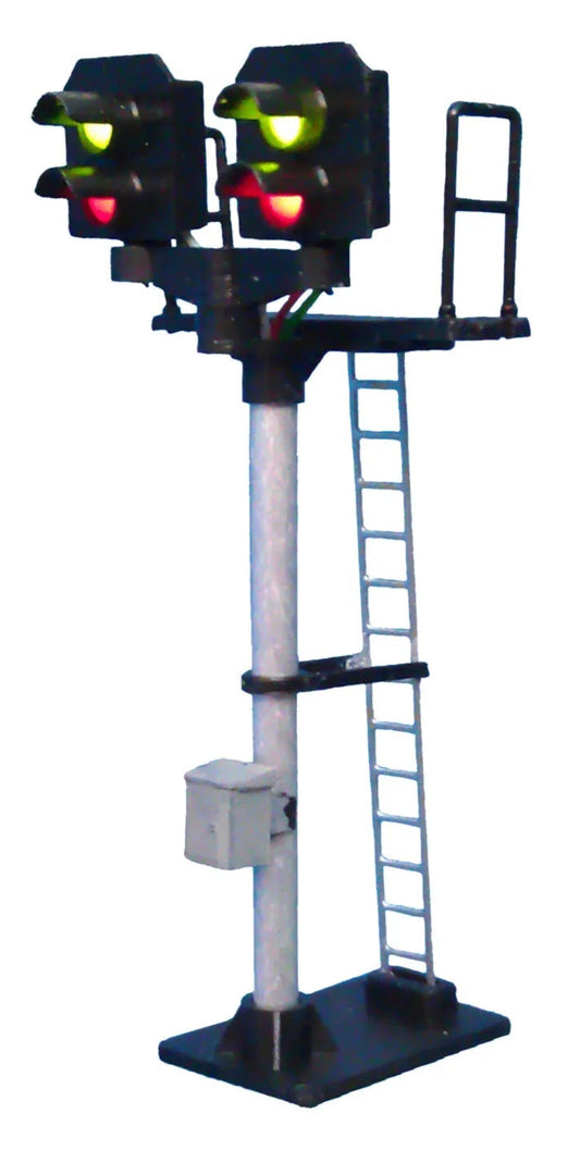 2 Light Signal Red/Green T Junction Square Head