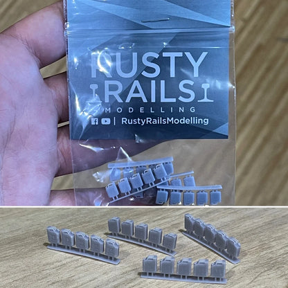 OO Gauge Jerry Cans (Pack of 20) - Unpainted