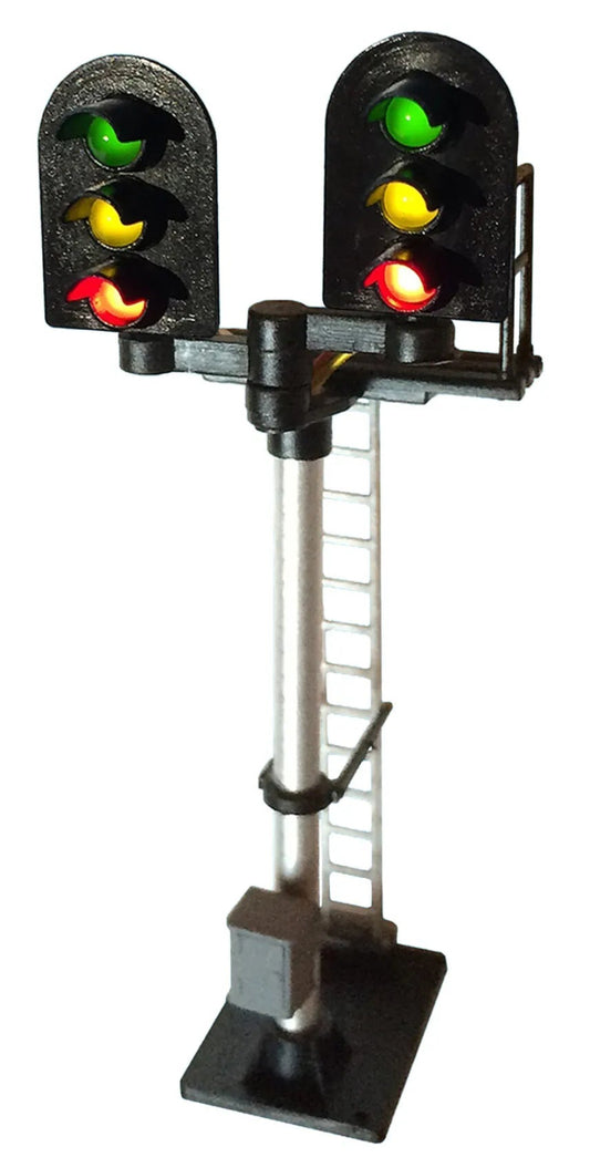 3 Aspect (R/Y/G) Standard Stepped T Junction Round Head Signal