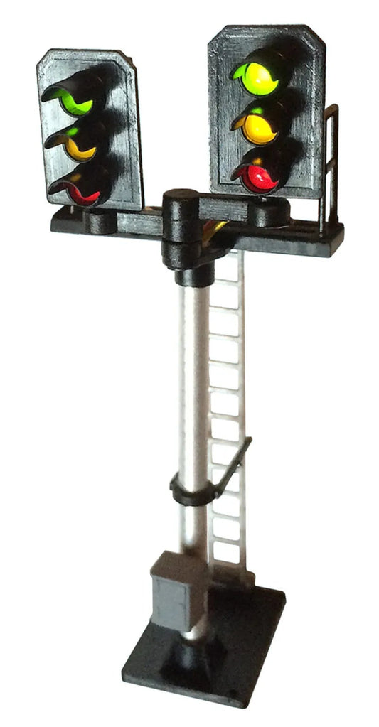 3 Aspect (R/Y/G) Standard Stepped T Junction Square Head (type 2) Signal