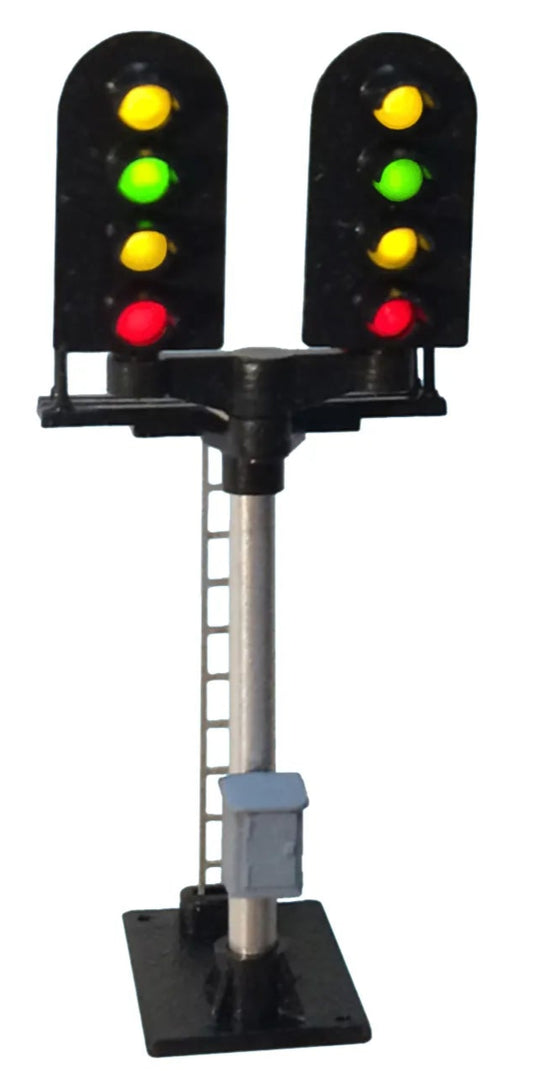 4 Aspect (R/Y/G/Y) Platform T Junction Round Head Signal