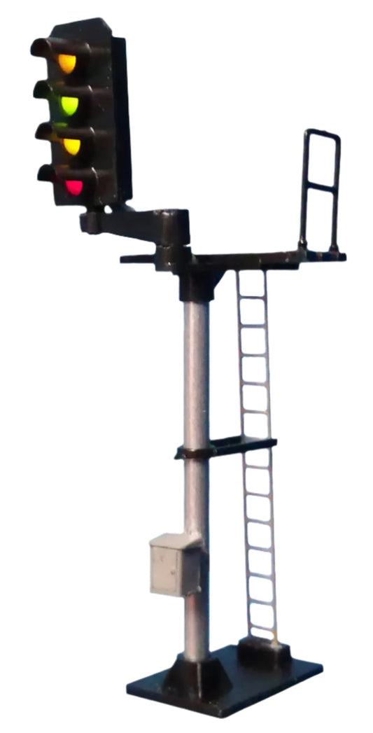 4 Light Signal Red/Green/2 X Yellow Standard Left Offset Square Head