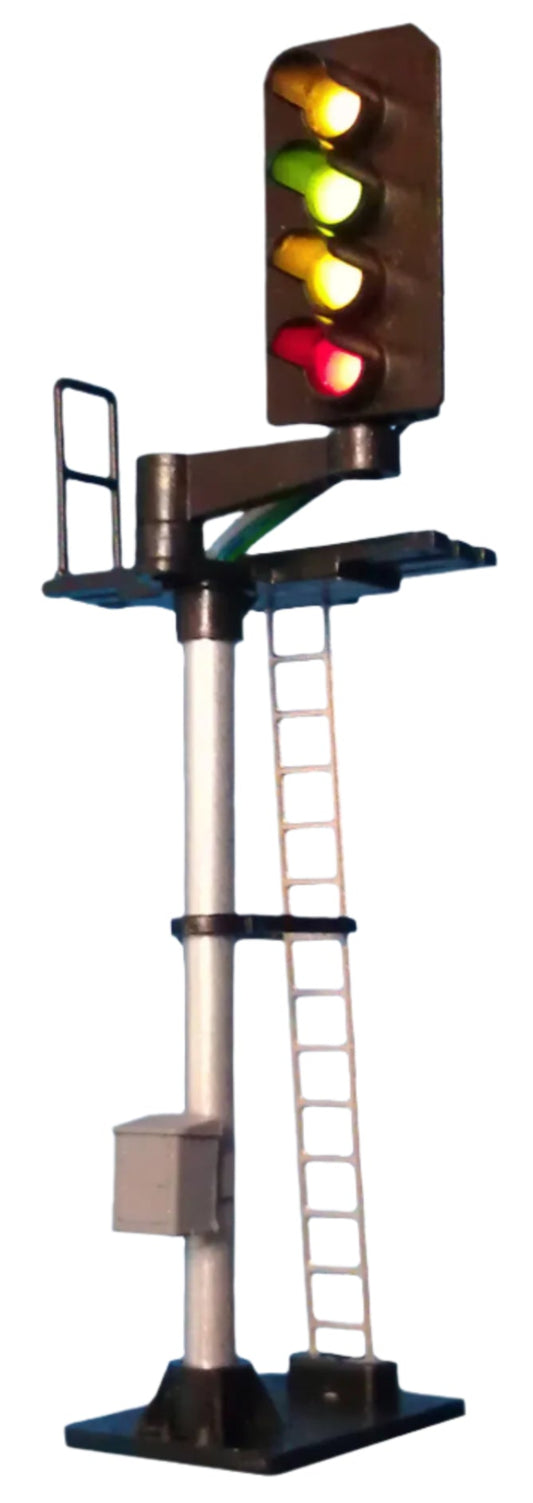 4 Light Signal Red/Green/2 X Yellow Standard Right Offset Square Head