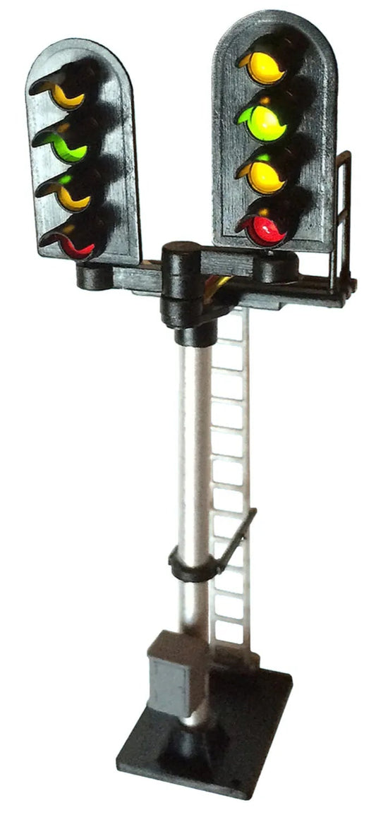 4 Aspect (R/Y/G/Y) Standard Stepped T Junction Round Head Signal
