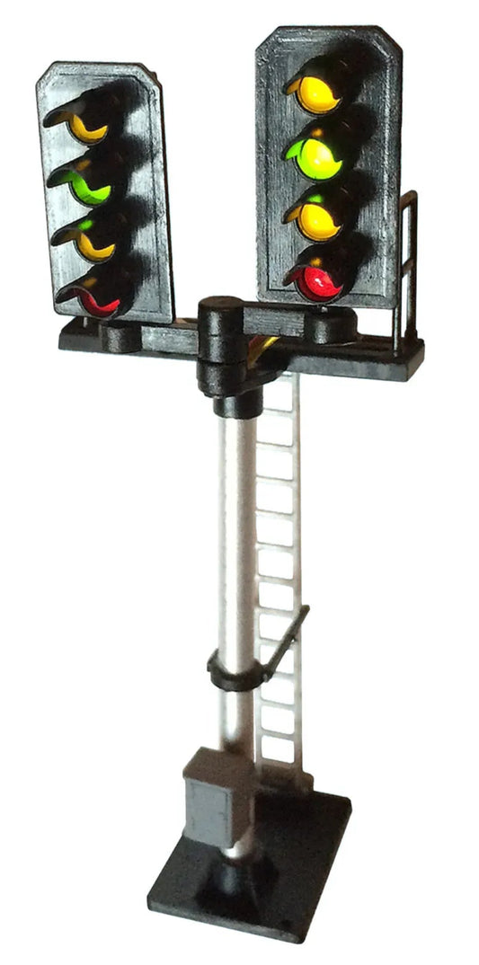 4 Aspect (R/Y/G/Y) Standard Stepped T Junction Square Head (type 2) Signal