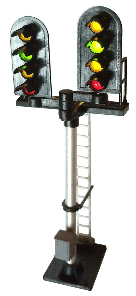 4 Aspect (R/Y/G/Y) Standard Stepped T Junction Round Head (type 2) Signal
