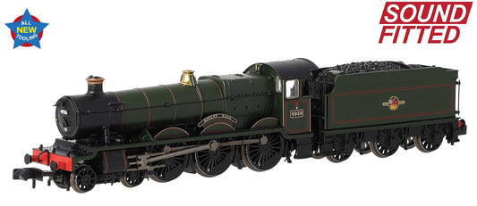372-011SF GWR 49XX 'Hall' 4936 'Kinlet Hall' BR Lined Green (Late Crest) Steam Locomotive - DCC Sound