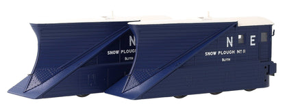 38-641Z Pair of 2 NER Snowploughs 11 & 12 LNER Blue
