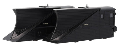 38-642Z Pair of 2 NER Snowploughs DE900565 & DE900566 BR Departmental Black