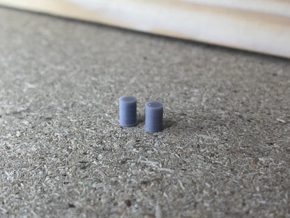 N Gauge Oil Drums (Pack of 20) - Unpainted Model Kit