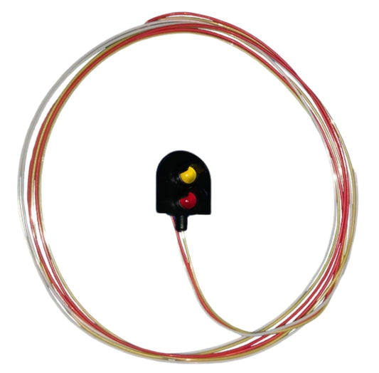 2 Aspect Round Signal Head (R/Y) Long Wires