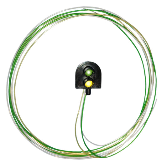 2 aspect round signal head (Y/G) long wires