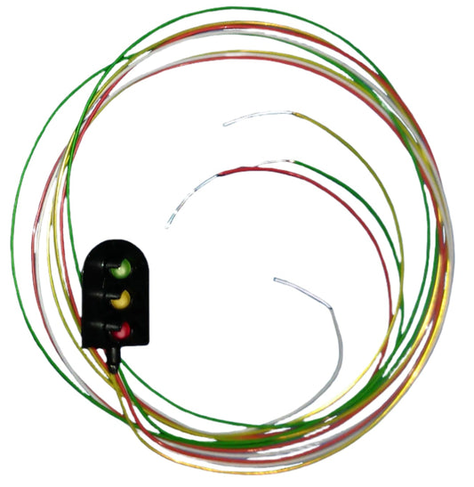 3 Aspect Round Signal Head (R/Y/G) Long Wires