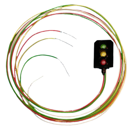 3 Aspect Square Signal Head (R/Y/G) Long Wires