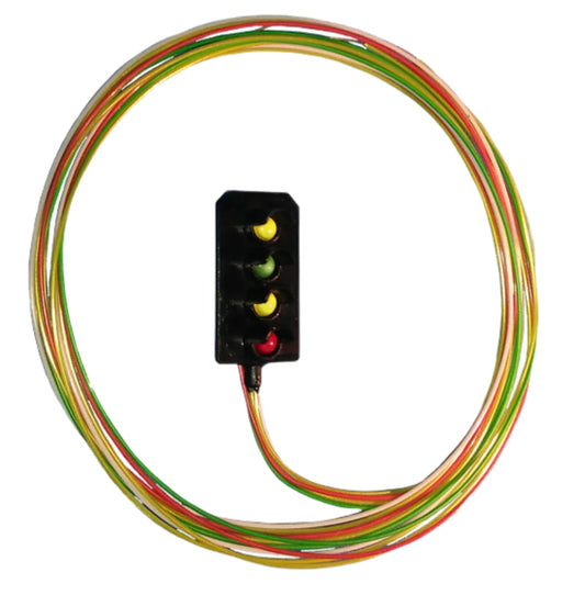 4 Aspect Square Signal Head (R/Y/G/Y) Long Wires