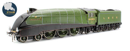 Black Label Class A4 Woodcock LNER Green Valanced 4-6-2 No.4493 Steam Locomotive - DCC Sound & Smoke