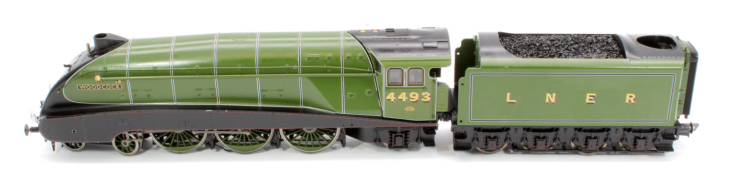 Black Label Class A4 Woodcock LNER Green Valanced 4-6-2 No.4493 Steam Locomotive - DCC Sound & Smoke