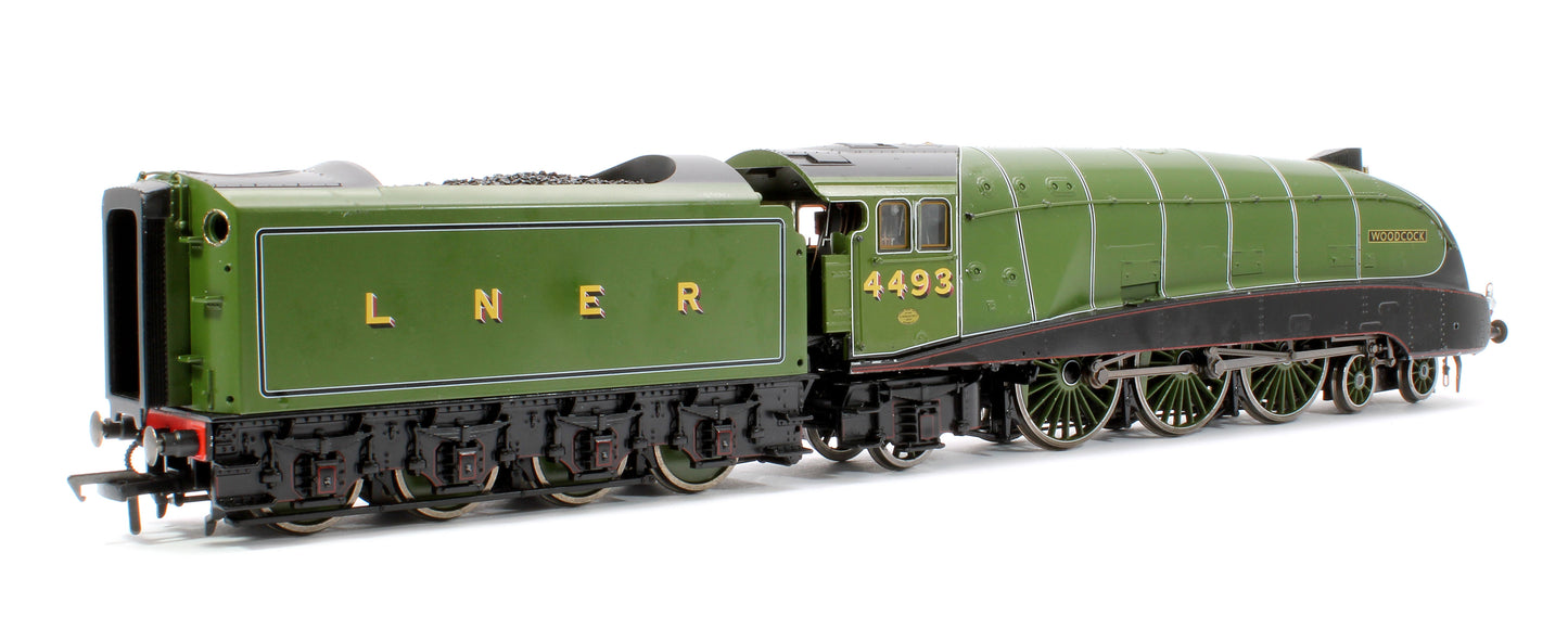 Black Label Class A4 Woodcock LNER Green Valanced 4-6-2 No.4493 Steam Locomotive - DCC Sound & Smoke