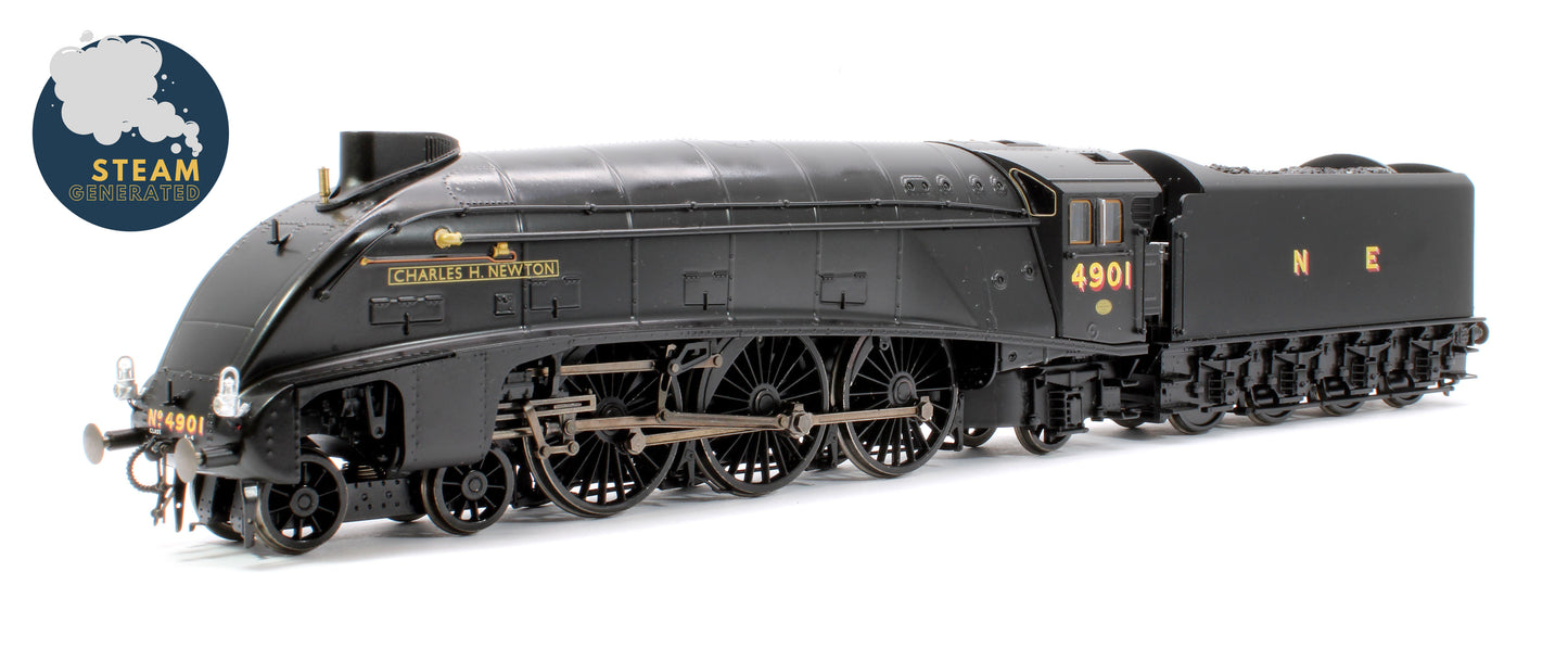 Black Label Class A4 Charles Newton Wartime Black Unvalanced 4-6-2 No.4901 Steam Locomotive - DCC Sound & Smoke