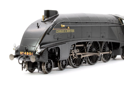 Black Label Class A4 Charles Newton Wartime Black Unvalanced 4-6-2 No.4901 Steam Locomotive - DCC Sound & Smoke