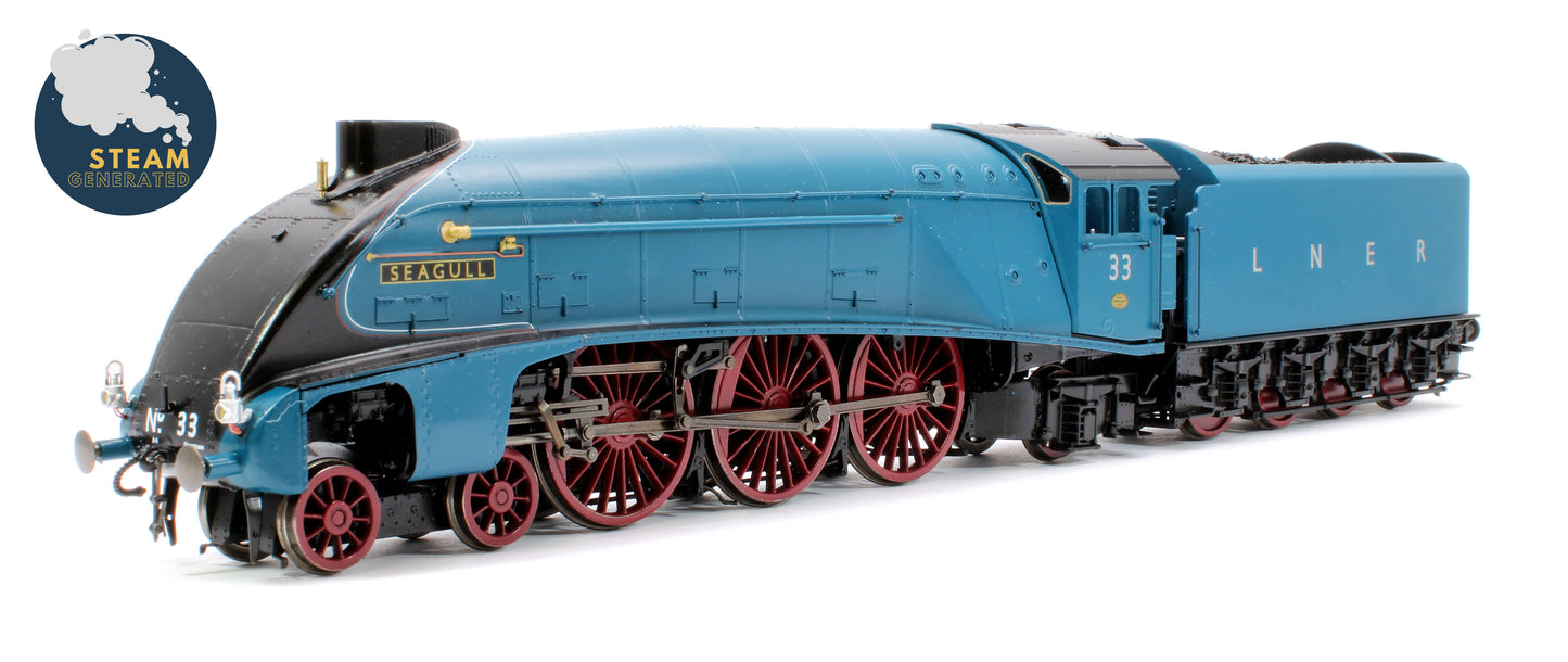 Black Label Class A4 Seagull LNER Garter Blue Unvalanced 4-6-2 No.33 Steam Locomotive - DCC Sound & Smoke