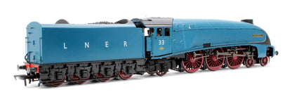 Black Label Class A4 Seagull LNER Garter Blue Unvalanced 4-6-2 No.33 Steam Locomotive - DCC Sound & Smoke