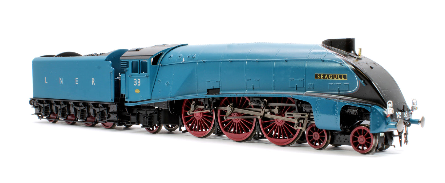 Black Label Class A4 Seagull LNER Garter Blue Unvalanced 4-6-2 No.33 Steam Locomotive - DCC Sound & Smoke