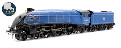 Black Label Class A4 Quicksilver Express BR Blue Unvalanced 4-6-2 No.60015 Steam Locomotive - DCC Sound & Smoke