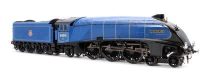 Black Label Class A4 Quicksilver Express BR Blue Unvalanced 4-6-2 No.60015 Steam Locomotive - DCC Sound & Smoke