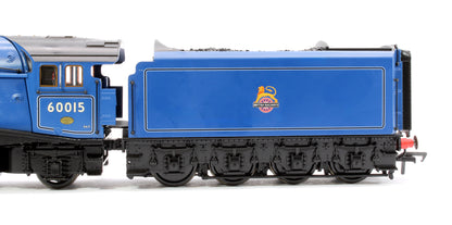 Black Label Class A4 Quicksilver Express BR Blue Unvalanced 4-6-2 No.60015 Steam Locomotive - DCC Sound & Smoke