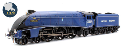 Black Label Class A4 Merlin Experimental Purple Unvalanced 4-6-2 No.60027 Steam Locomotive - DCC Sound & Smoke