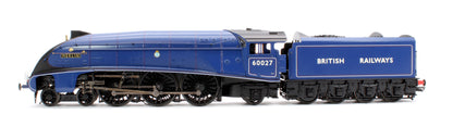 Black Label Class A4 Merlin Experimental Purple Unvalanced 4-6-2 No.60027 Steam Locomotive - DCC Sound & Smoke