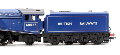 Black Label Class A4 Merlin Experimental Purple Unvalanced 4-6-2 No.60027 Steam Locomotive - DCC Sound & Smoke