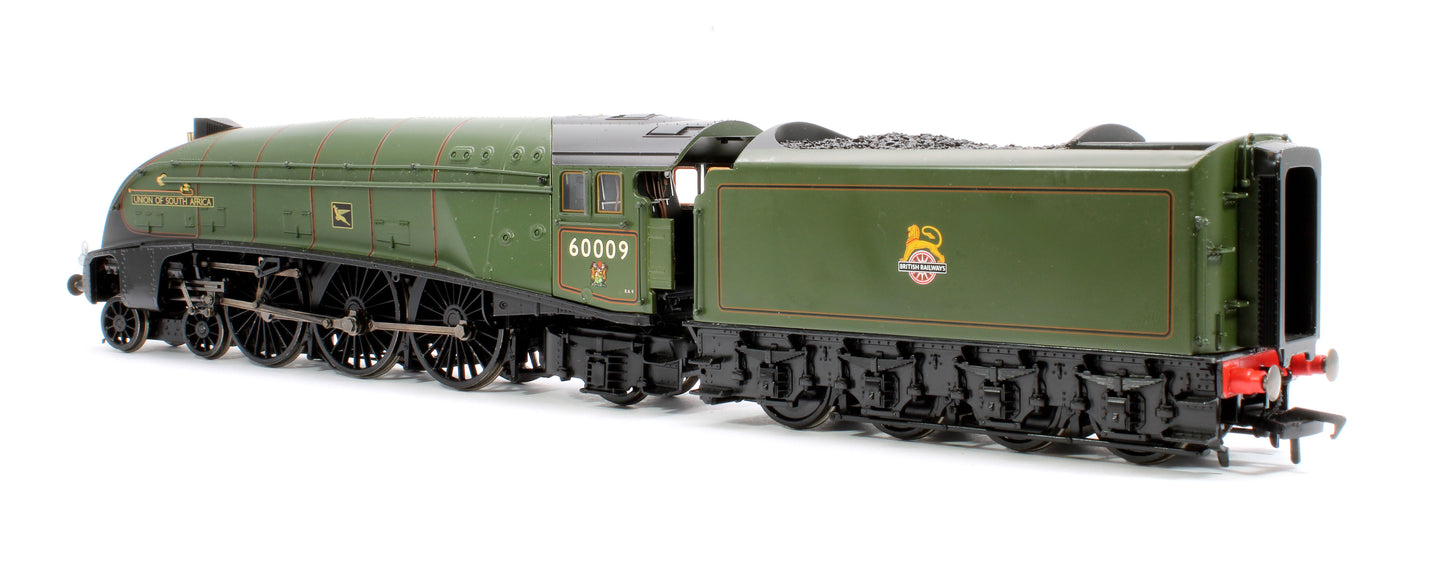 Black Label Class A4 Union of South Africa BR Green (Early Crest) Unvalanced 4-6-2 No.60009 Steam Locomotive - DCC Sound & Smoke