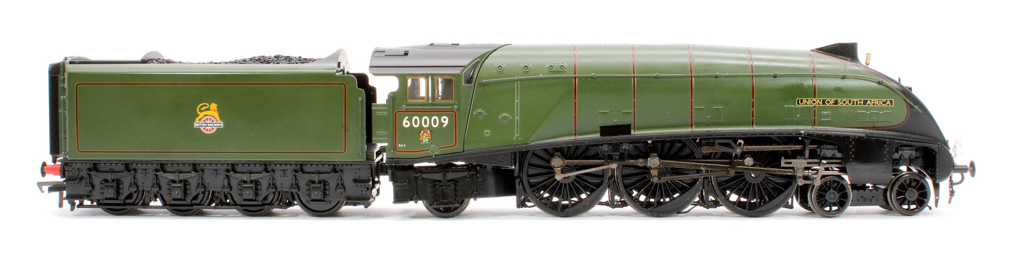 Black Label Class A4 Union of South Africa BR Green (Early Crest) Unvalanced 4-6-2 No.60009 Steam Locomotive - DCC Sound & Smoke