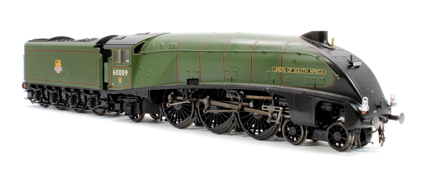 Black Label Class A4 Union of South Africa BR Green (Early Crest) Unvalanced 4-6-2 No.60009 Steam Locomotive - DCC Sound & Smoke